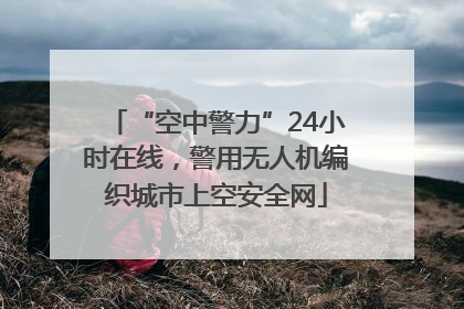 “空中警力”24小时在线，警用无人机编织城市上空安全网