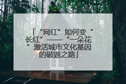 “网红”如何变“长红”——“一朵花”激活城市文化基因的破题之路