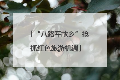 “八路军故乡”抢抓红色旅游机遇