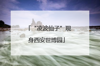 “凌波仙子”现身西安世博园