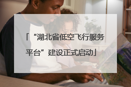 “湖北省低空飞行服务平台”建设正式启动