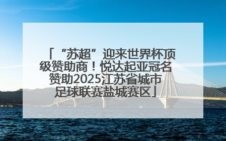 “苏超”迎来世界杯顶级赞助商！悦达起亚冠名赞助2025江苏省城市足球联赛盐城赛区
