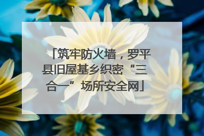 筑牢防火墙，罗平县旧屋基乡织密“三合一”场所安全网