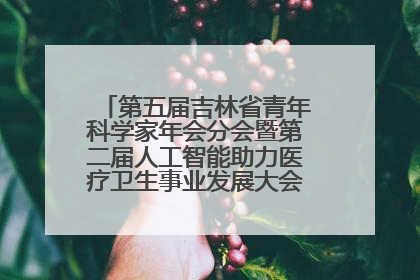 第五届吉林省青年科学家年会分会暨第二届人工智能助力医疗卫生事业发展大会在长春召开