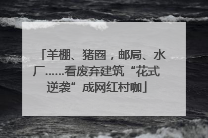 羊棚、猪圈，邮局、水厂……看废弃建筑“花式逆袭”成网红村咖