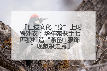 世遗文化“穿”上时尚外衣：华祥苑携手七匹狼打造“茶韵+服饰”现象级走秀