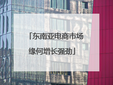 东南亚电商市场缘何增长强劲