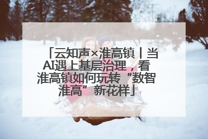 云知声×淮高镇丨当AI遇上基层治理，看淮高镇如何玩转“数智淮高”新花样