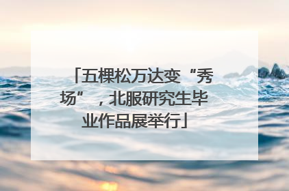 五棵松万达变“秀场”，北服研究生毕业作品展举行