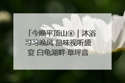 今晚平顶山⑧｜沐浴习习晚风 品味视听盛宴 白龟湖畔·草坪音乐会激情上演