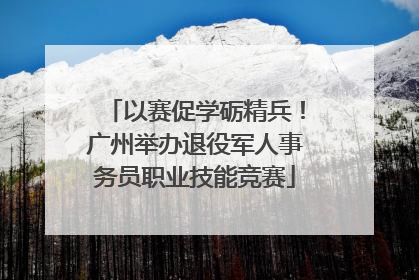 以赛促学砺精兵！广州举办退役军人事务员职业技能竞赛