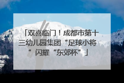 双喜临门！成都市第十三幼儿园集团“足球小将”闪耀“东郊杯”
