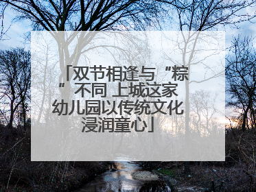 双节相逢与“粽”不同 上城这家幼儿园以传统文化浸润童心