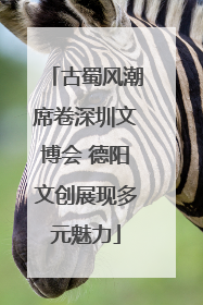 古蜀风潮席卷深圳文博会 德阳文创展现多元魅力