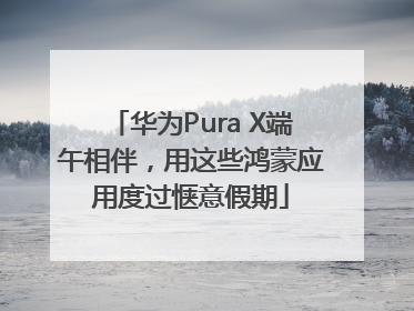 华为Pura X端午相伴，用这些鸿蒙应用度过惬意假期