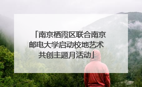 南京栖霞区联合南京邮电大学启动校地艺术共创主题月活动