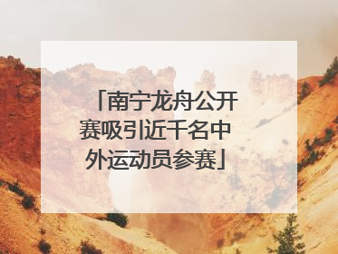 南宁龙舟公开赛吸引近千名中外运动员参赛