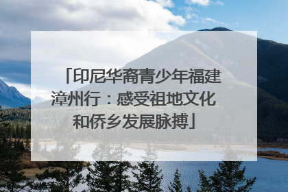 印尼华裔青少年福建漳州行：感受祖地文化和侨乡发展脉搏