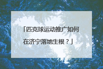 匹克球运动推广如何在济宁落地生根？