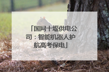 国网十堰供电公司：智能机器人护航高考保电