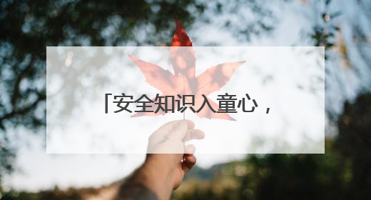 安全知识入童心，寓教于乐筑防线