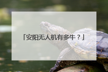 安阳无人机有多牛？
