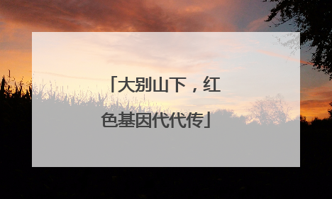 大别山下，红色基因代代传