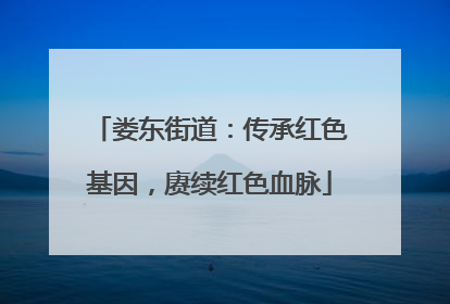 娄东街道：传承红色基因，赓续红色血脉