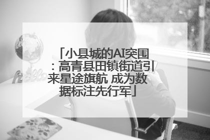 小县城的AI突围：高青县田镇街道引来星途旗航 成为数据标注先行军