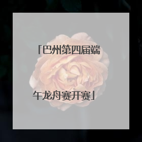 巴州第四届端午龙舟赛开赛