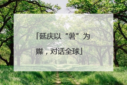 延庆以“薯”为媒，对话全球