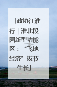 政协江淮行｜淮北段园新型功能区：“飞地经济”拔节生长