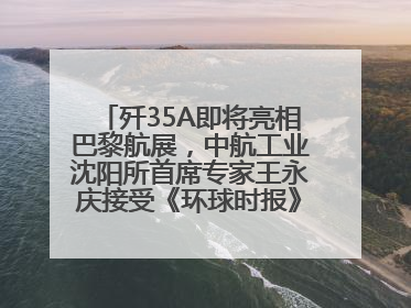 歼35A即将亮相巴黎航展，中航工业沈阳所首席专家王永庆接受《环球时报》专访：未来数量可以有很多