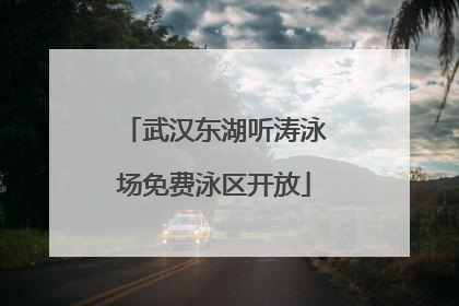 武汉东湖听涛泳场免费泳区开放