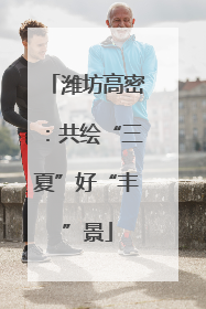 潍坊高密：共绘“三夏”好“丰”景