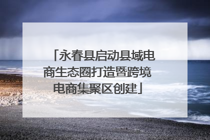 永春县启动县域电商生态圈打造暨跨境电商集聚区创建
