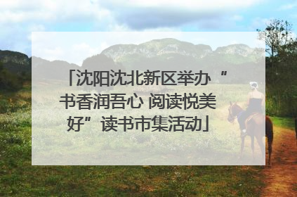沈阳沈北新区举办“书香润吾心 阅读悦美好”读书市集活动
