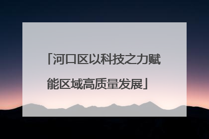 河口区以科技之力赋能区域高质量发展