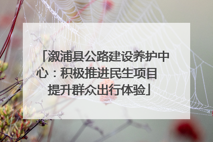 溆浦县公路建设养护中心：积极推进民生项目 提升群众出行体验