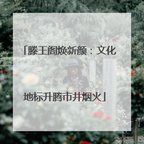 滕王阁焕新颜：文化地标升腾市井烟火