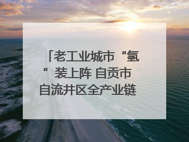 老工业城市“氢”装上阵 自贡市自流井区全产业链冲刺氢能装备制造新高地｜美好生活有“盐”味