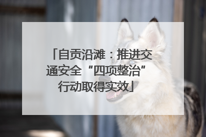 自贡沿滩：推进交通安全“四项整治”行动取得实效