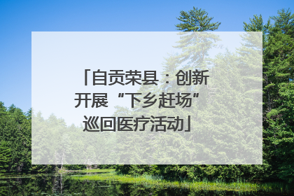 自贡荣县：创新开展“下乡赶场”巡回医疗活动