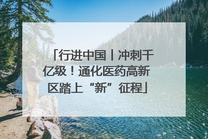 行进中国丨冲刺千亿级！通化医药高新区踏上“新”征程