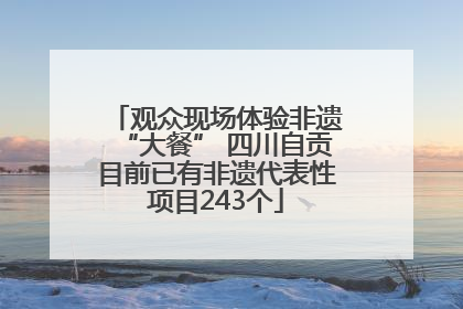 观众现场体验非遗“大餐” 四川自贡目前已有非遗代表性项目243个