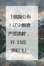 视频公布！辽宁舰遭严重挑衅，歼-15挂弹起飞