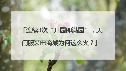 连续3次“开园即满园”，天门服装电商城为何这么火？