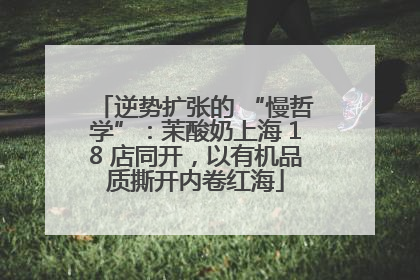 逆势扩张的 “慢哲学”：茉酸奶上海 18 店同开，以有机品质撕开内卷红海