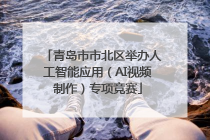 青岛市市北区举办人工智能应用（AI视频制作）专项竞赛