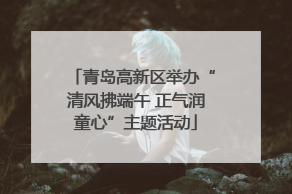 青岛高新区举办“清风拂端午 正气润童心”主题活动